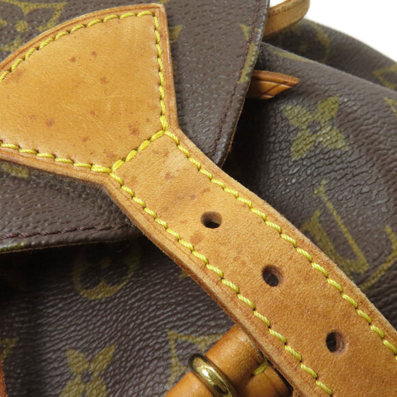LOUIS VUITTON Authentic Brown Monogram Canvas Backpack
